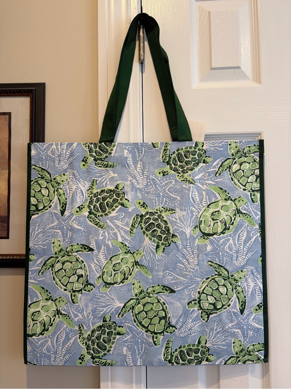 Homegoods Reusable Sea Turtle Tote Bag 🐢🌊🛍️